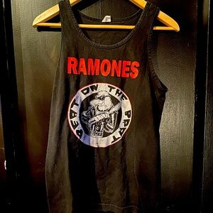 Black Ramones tank top